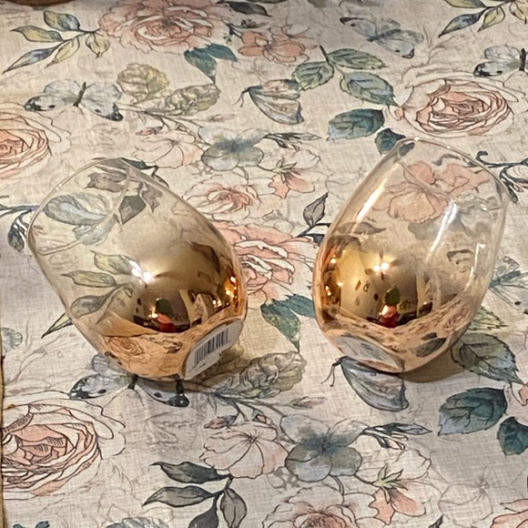 Francesca’s Collection of Stemless Wine glasses & matching Beverage Napkins NWT - Picture 7 of 13